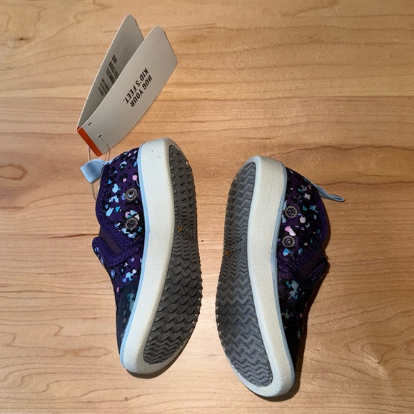 Kids Bogs kicker Slip on Shoe size 5 in Purple Cheetah Print Toddler Water Shoe - Picture 3 of 7